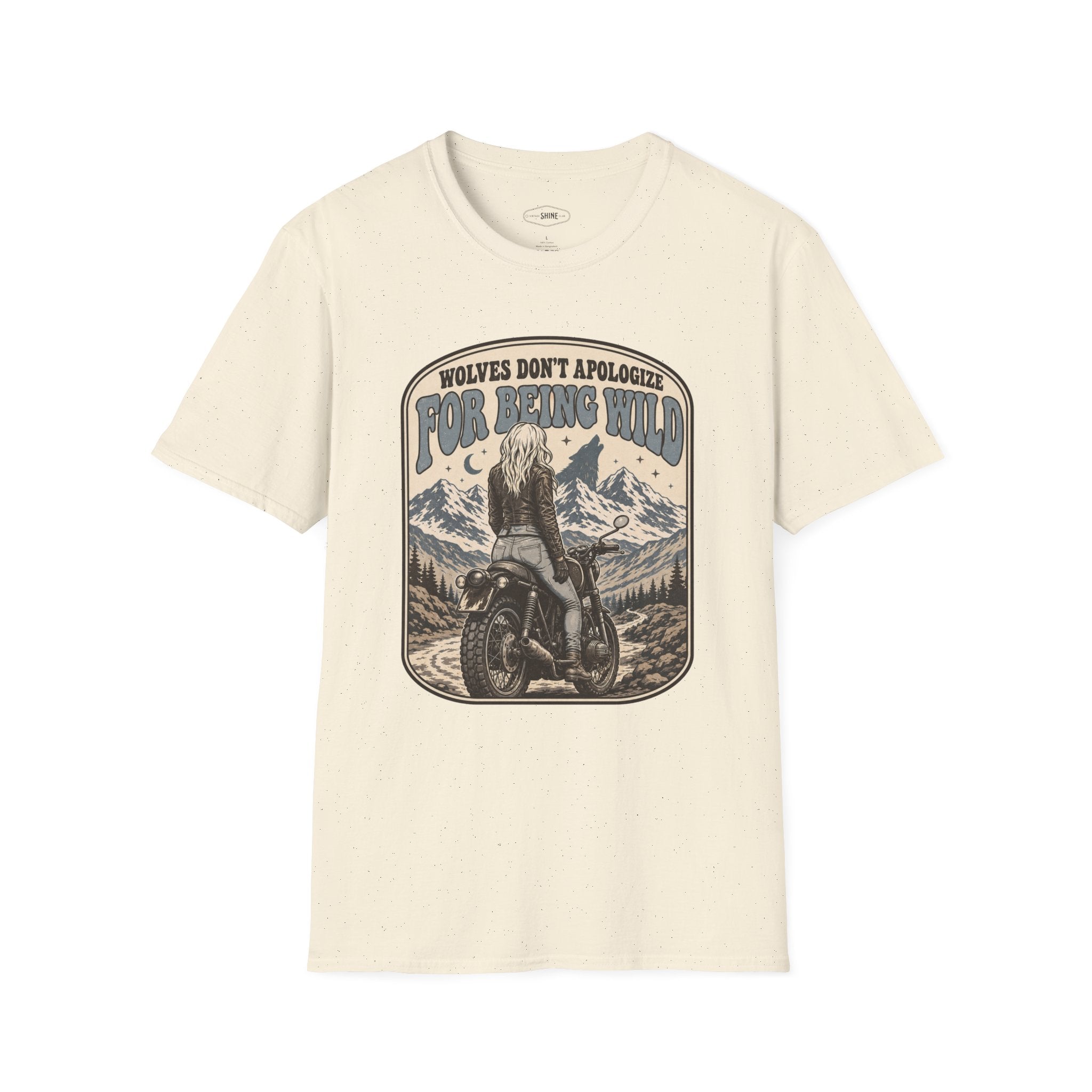 Wolves Don't Apologize for Being Wild T-Shirt Vintage Design