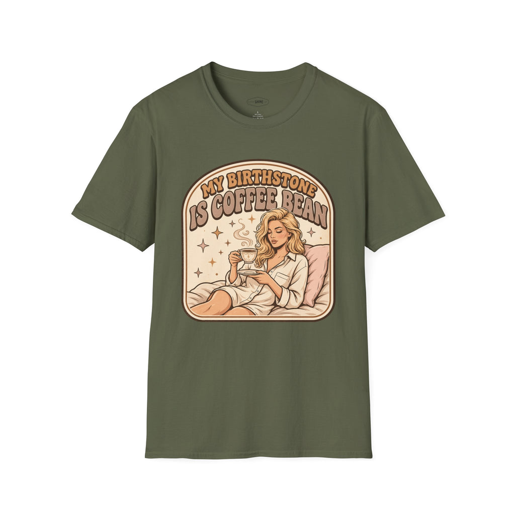 My Birthstone Is Coffee Bean T-Shirt Vintage Design