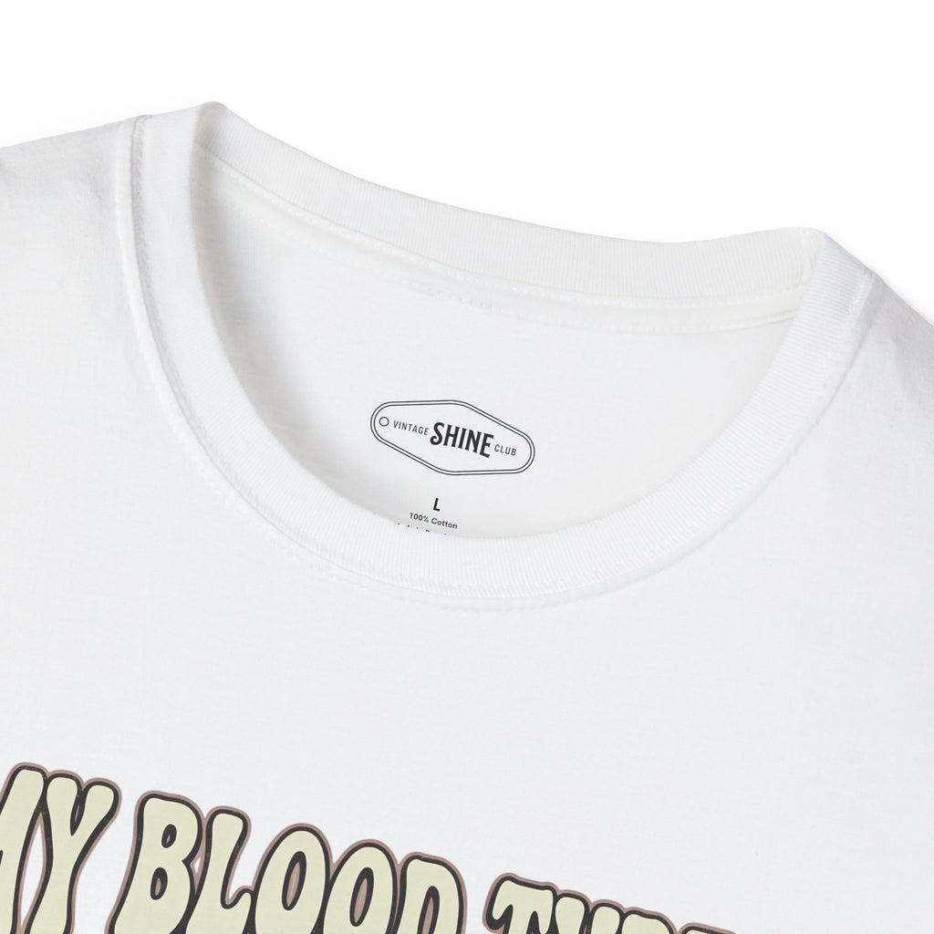 My Blood Type is Cold Brew T-Shirt Vintage Design