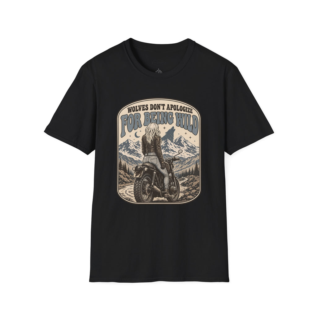 Wolves Don't Apologize for Being Wild T-Shirt Vintage Design