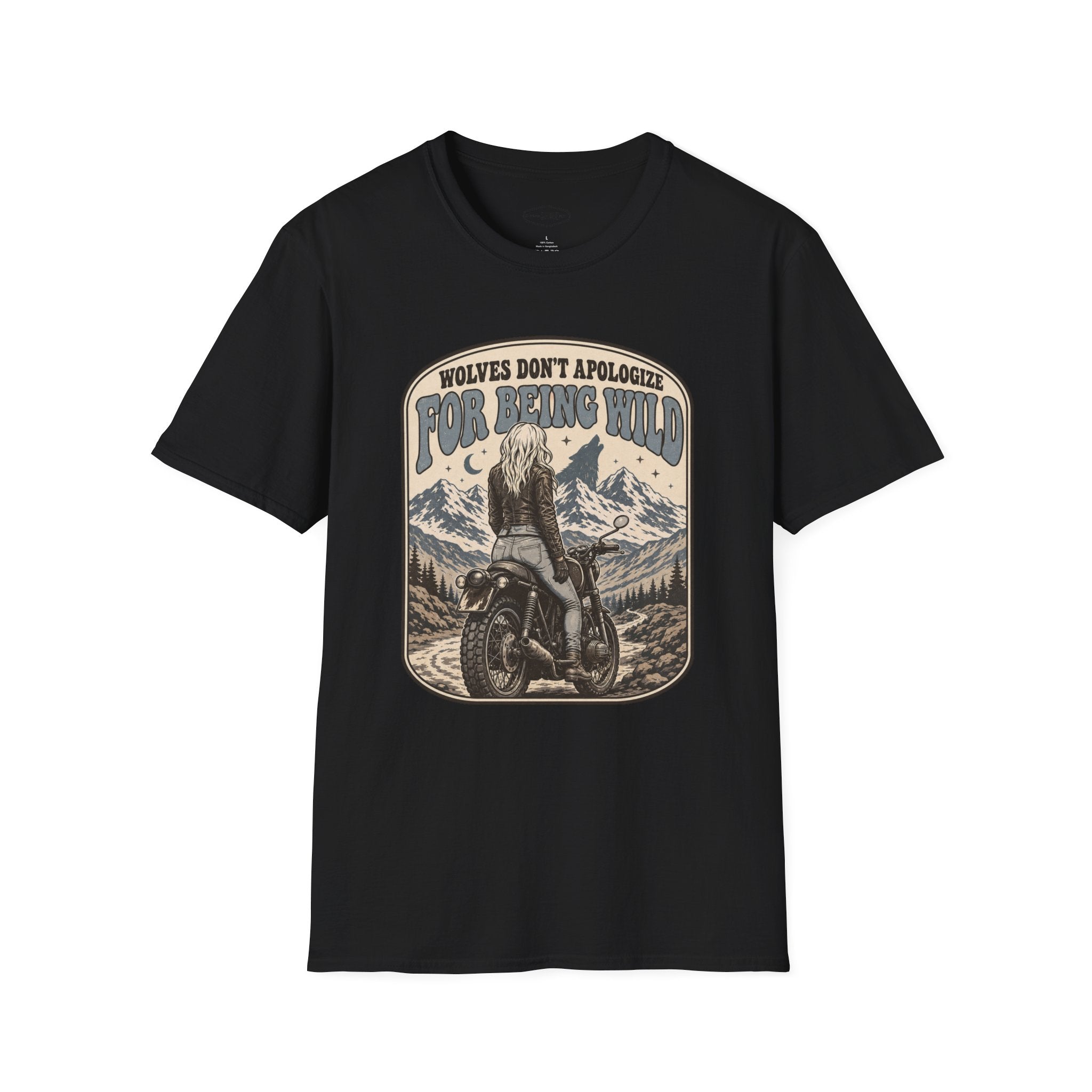 Wolves Don't Apologize for Being Wild T-Shirt Vintage Design