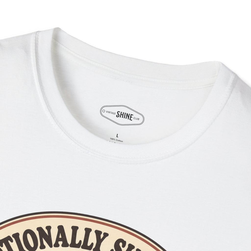 Emotionally Supported by Coffee T-Shirt Vintage Design