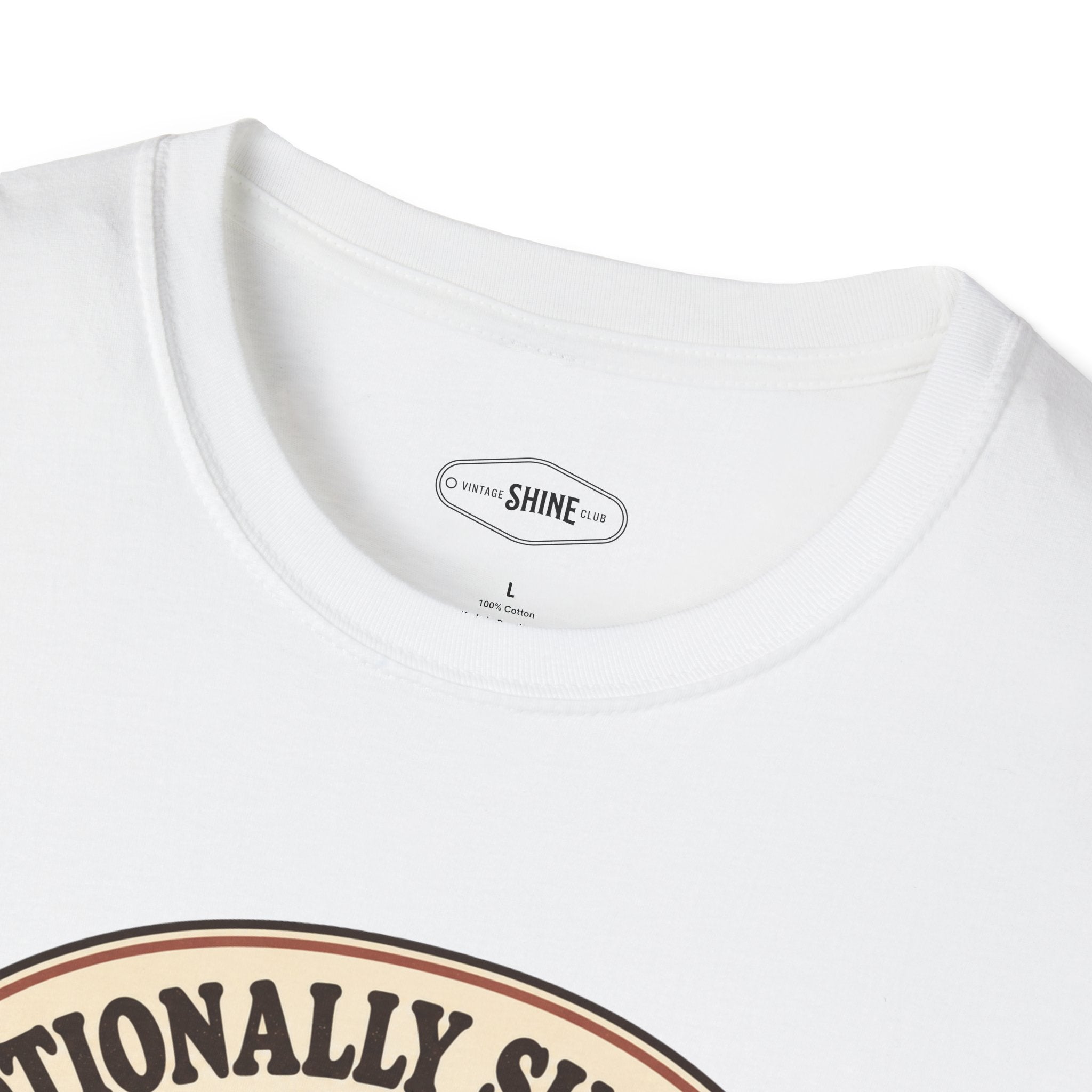 Emotionally Supported by Coffee T-Shirt Vintage Design