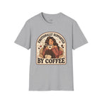 Emotionally Supported by Coffee T-Shirt Vintage Design