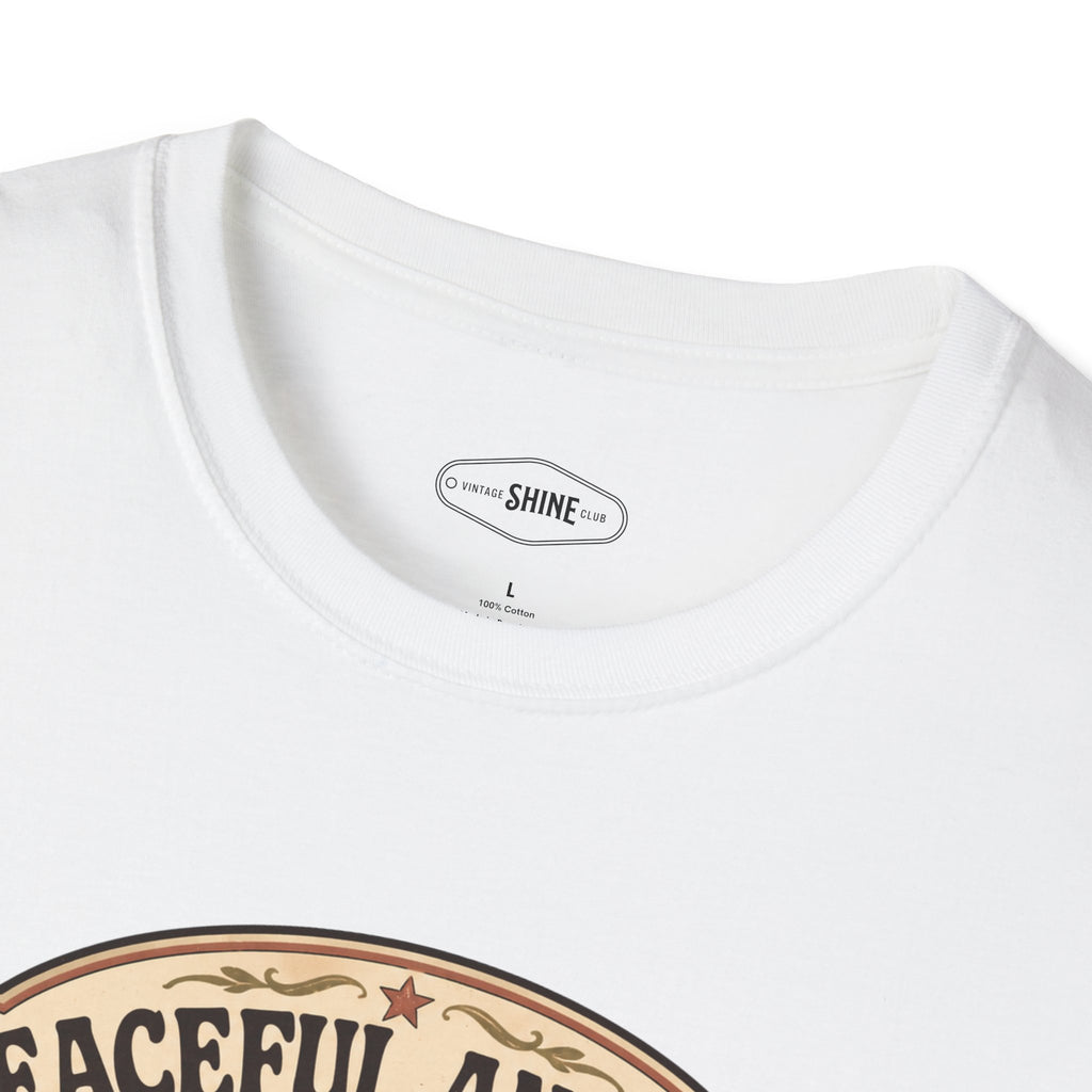 Peaceful and Wild I Am Both T-Shirt Vintage Design