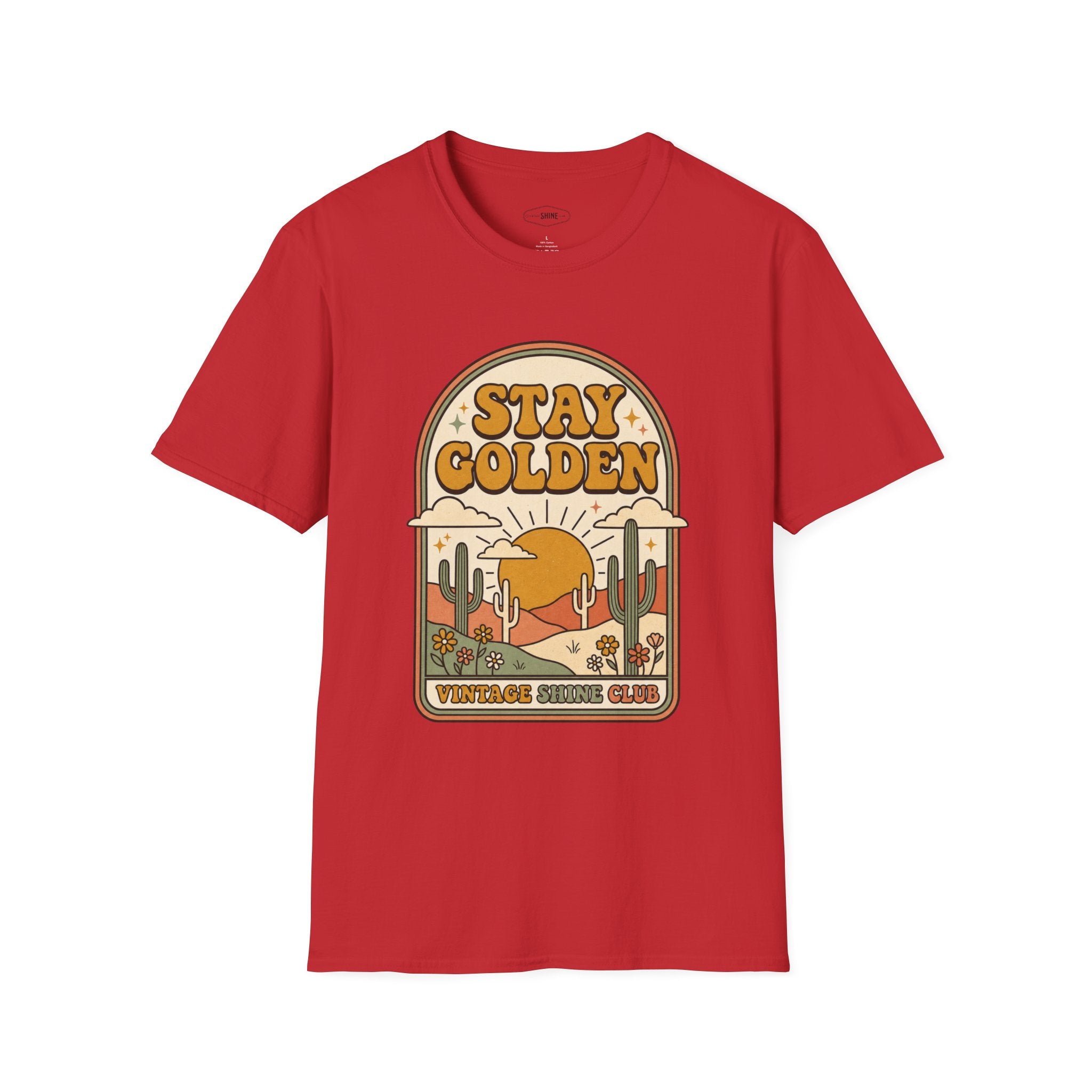 Stay Golden T-Shirt Vintage Design