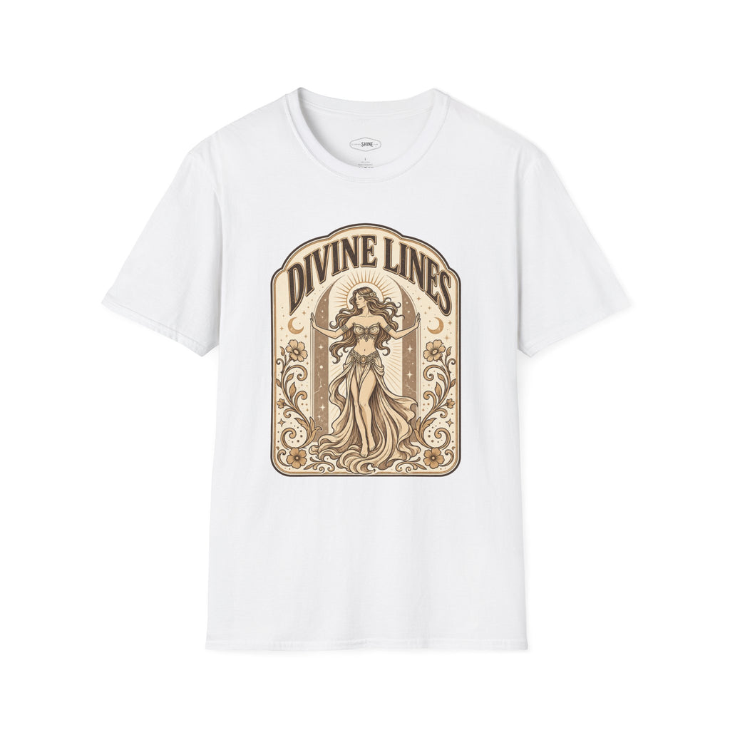 Divine Lines T-Shirt Vintage Design