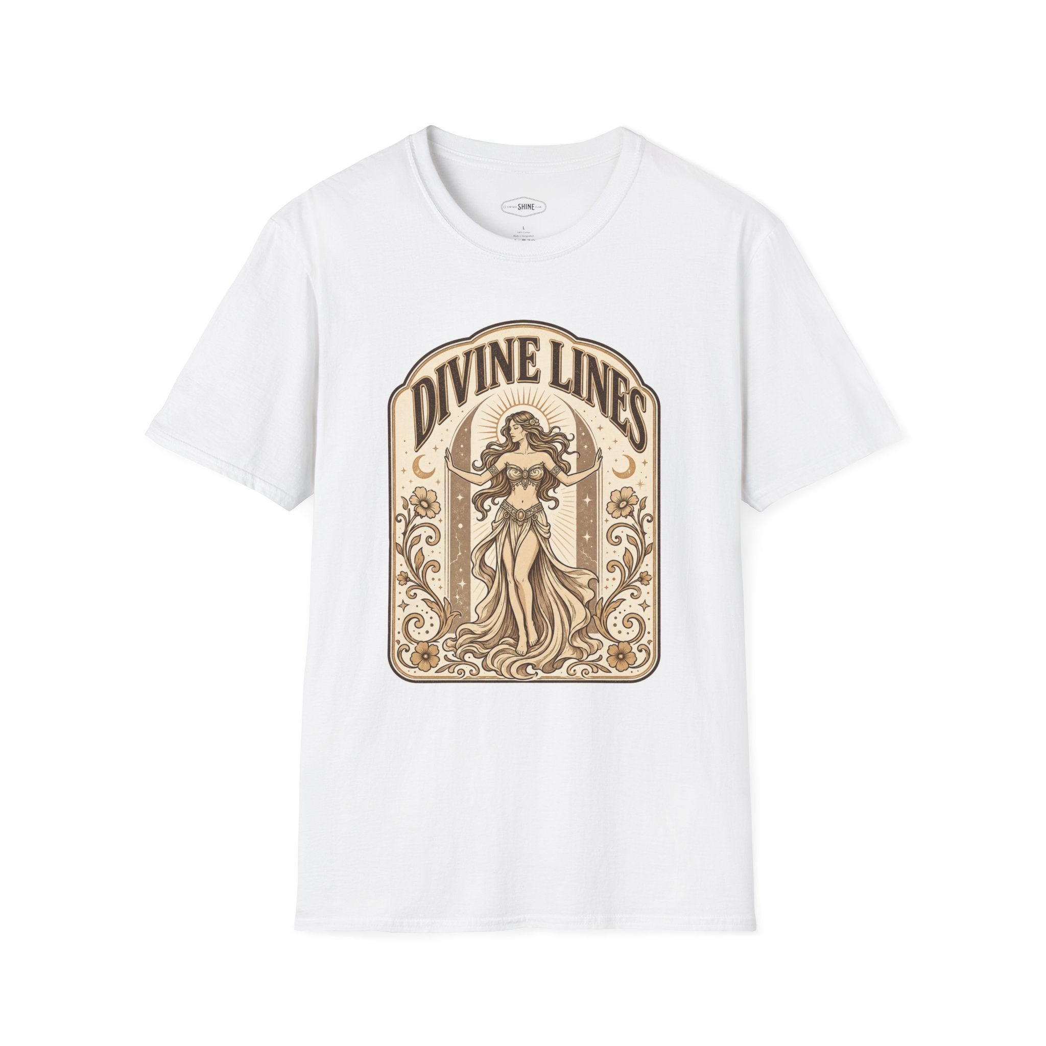 Divine Lines T-Shirt Vintage Design