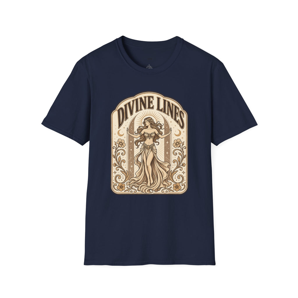 Divine Lines T-Shirt Vintage Design