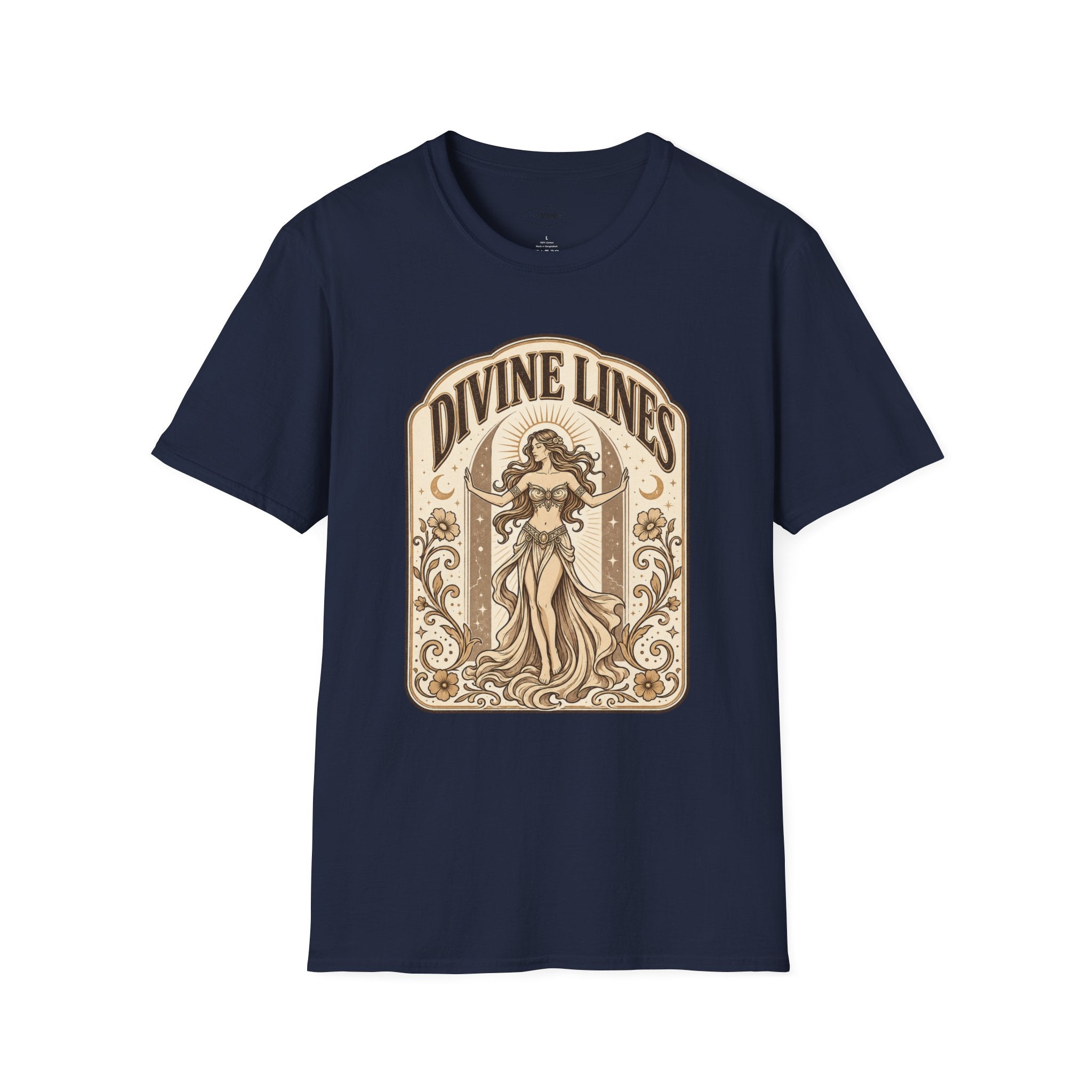 Divine Lines T-Shirt Vintage Design