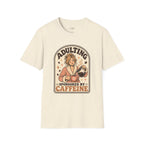 Adulting Sponsored by Caffeine T-Shirt Vintage Design