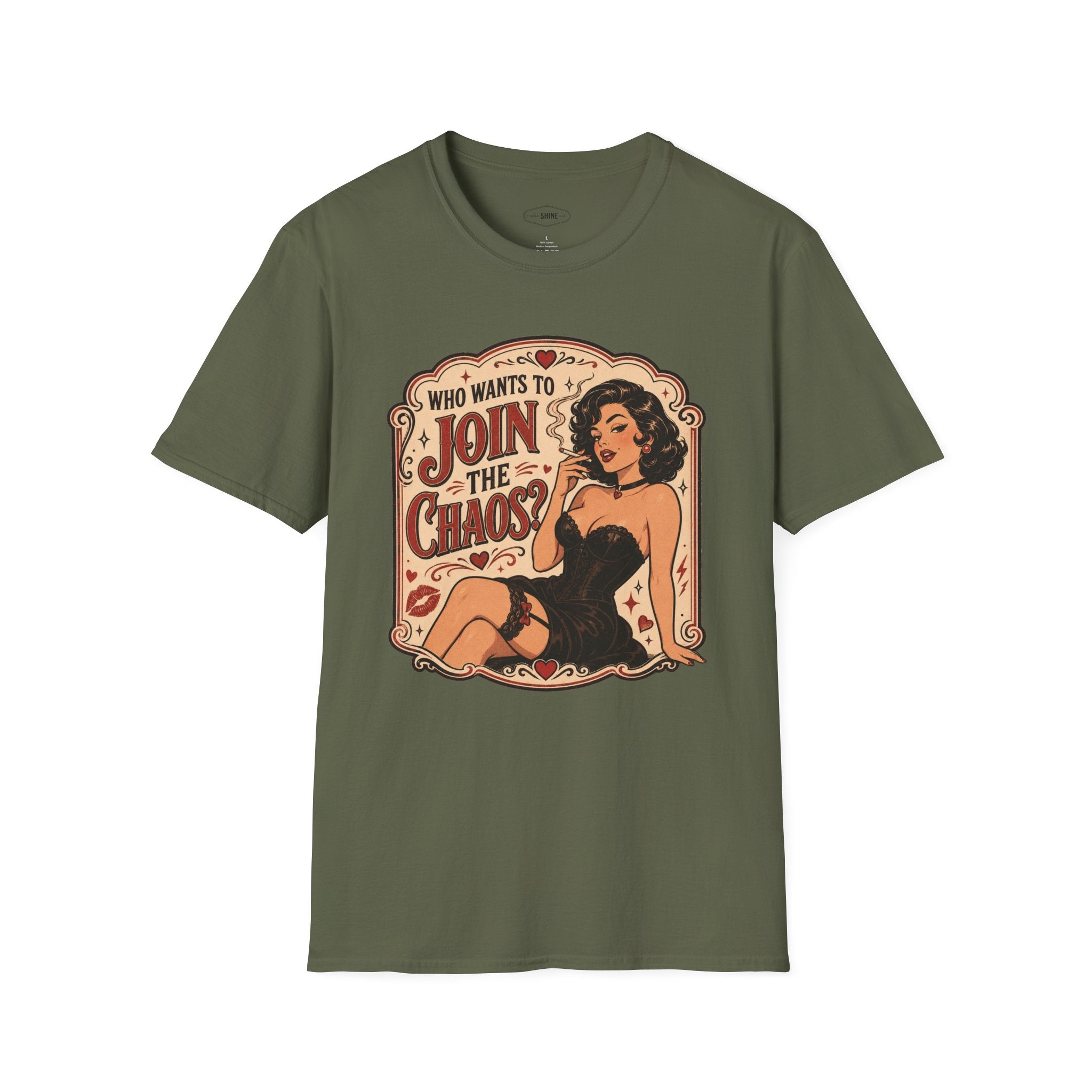 Who Wants to Join the Chaos T-Shirt Vintage Design