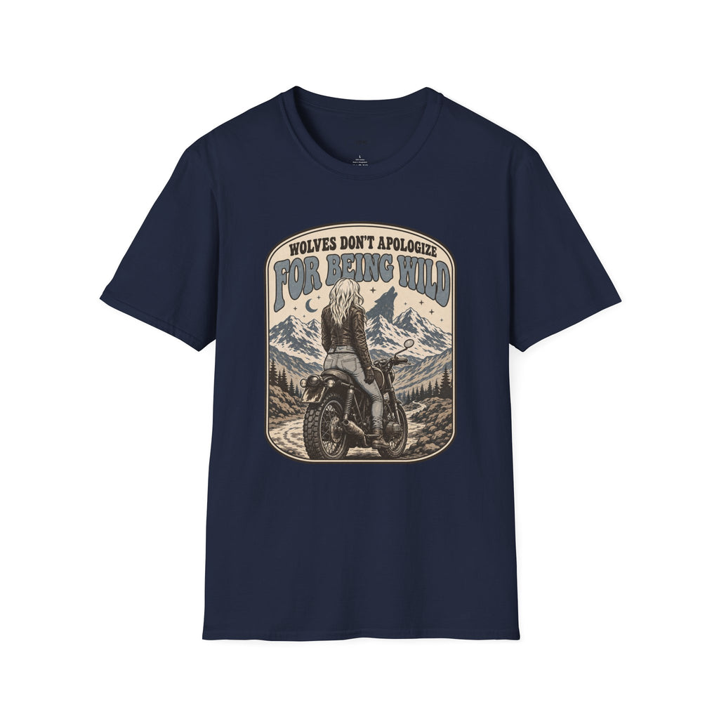 Wolves Don't Apologize for Being Wild T-Shirt Vintage Design
