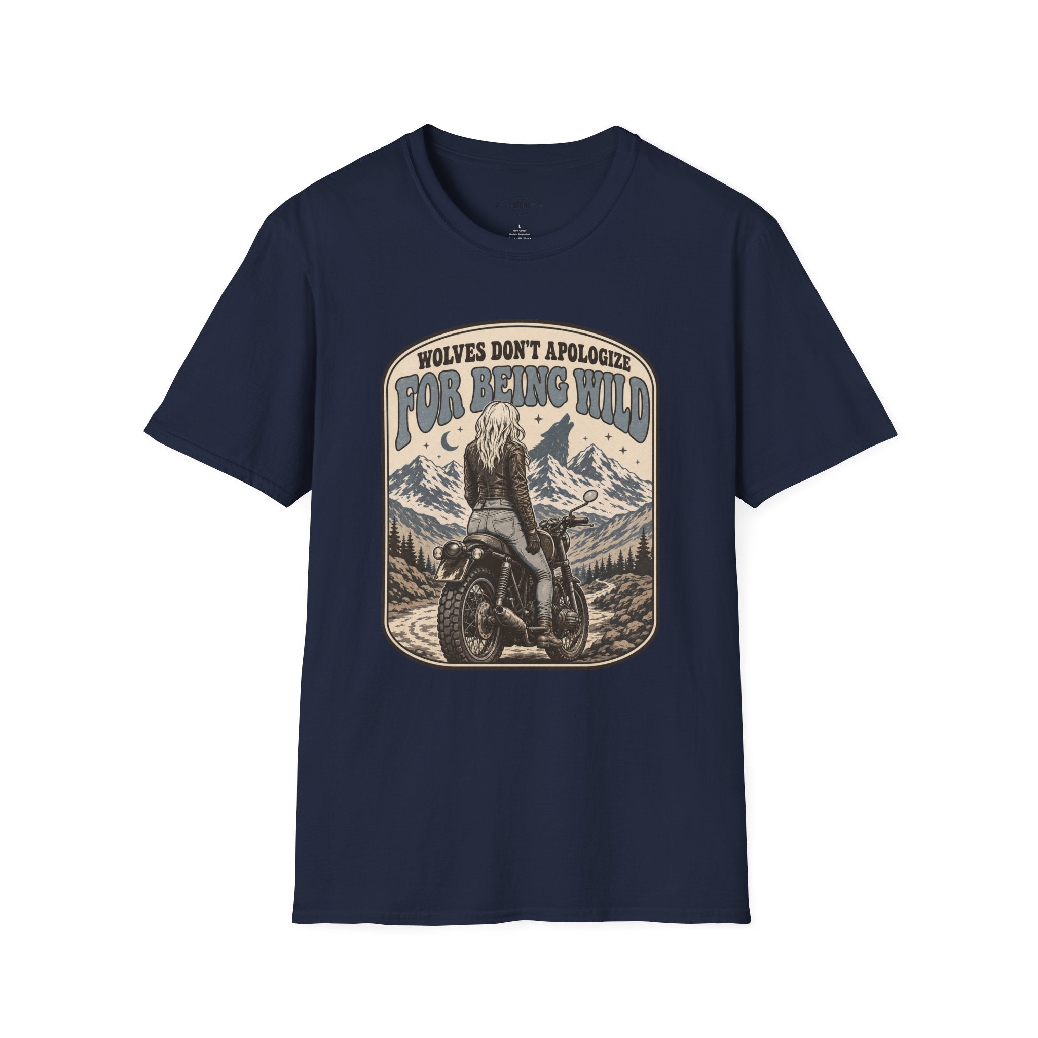 Wolves Don't Apologize for Being Wild T-Shirt Vintage Design