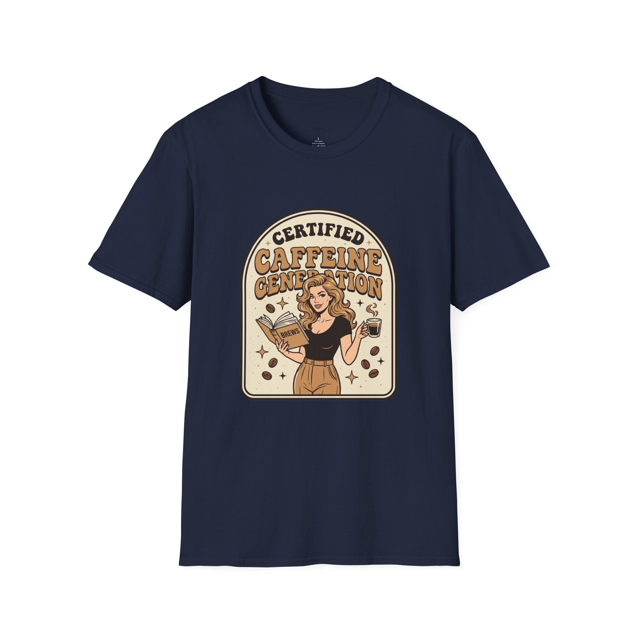 Certified Caffeine Generation T-Shirt Vintage Design