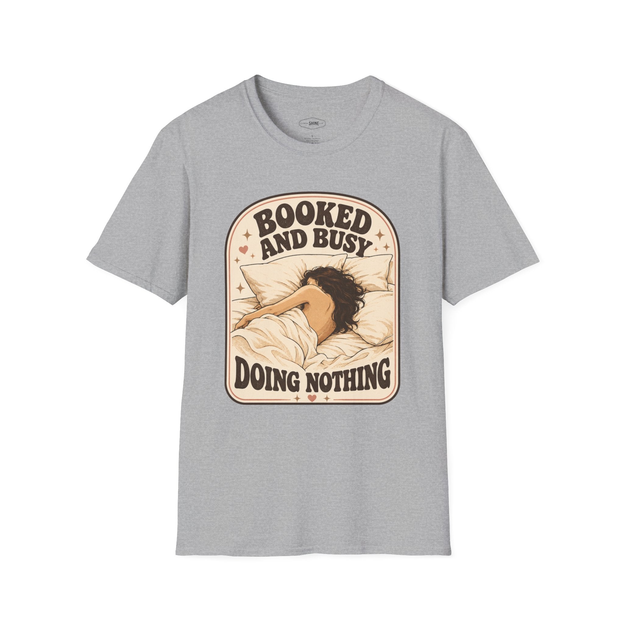 Booked and Busy Doing Nothing T-Shirt Vintage Design