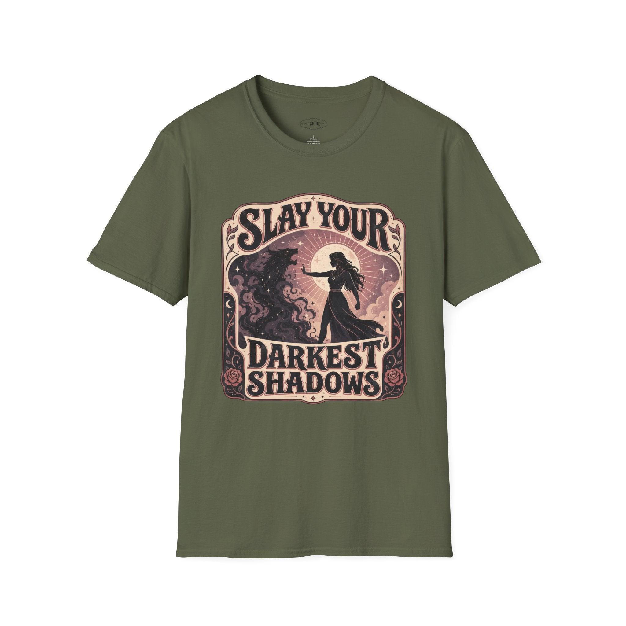 Slay Your Darkest Shadows T-Shirt Vintage Design