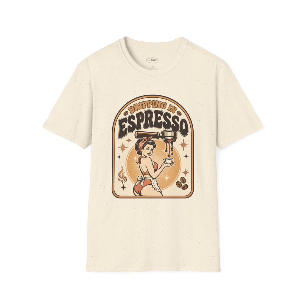 Dripping in Espresso T-Shirt Vintage Design