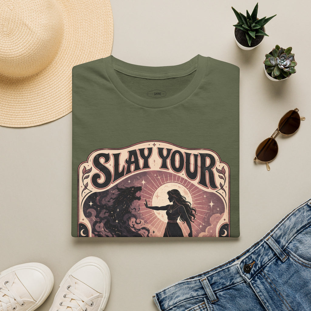 Slay Your Darkest Shadows T-Shirt Vintage Design
