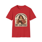 Emotionally Supported by Coffee T-Shirt Vintage Design