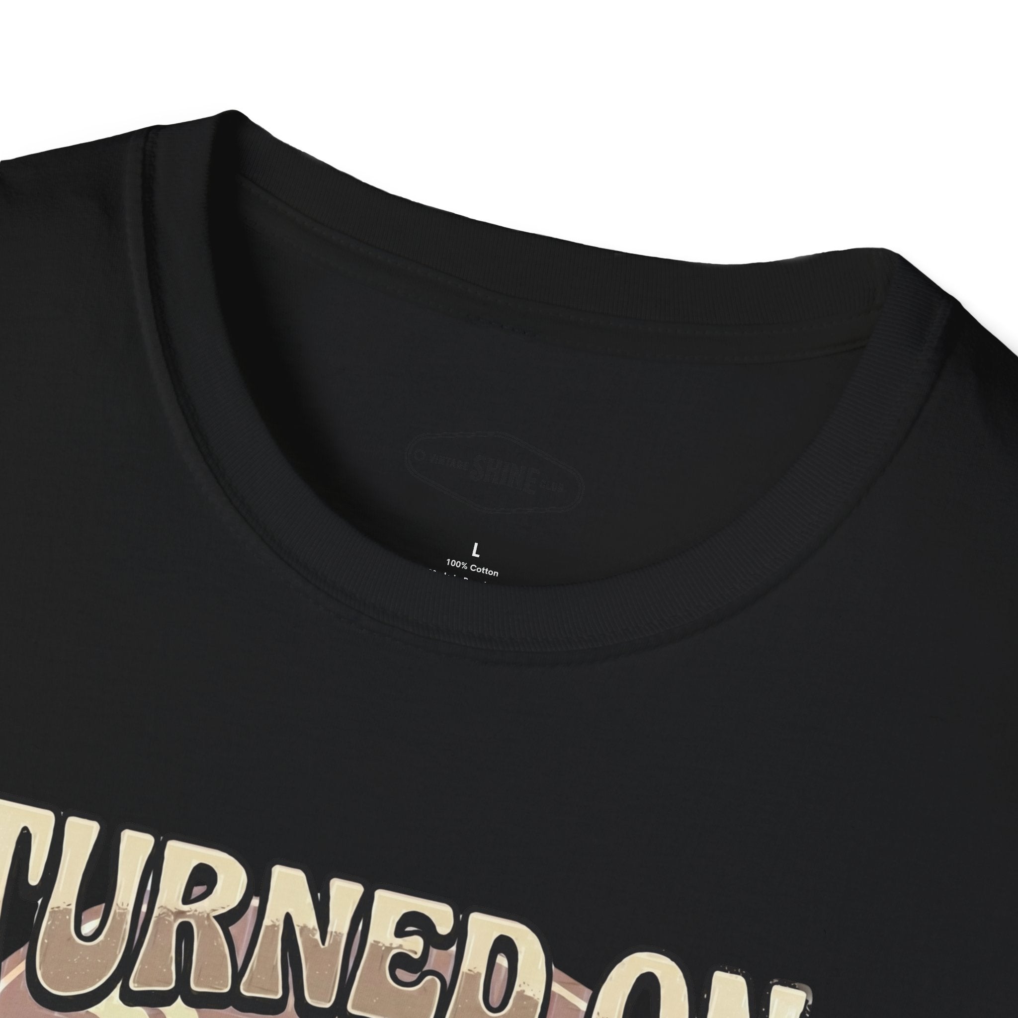 Turned On By Caffeine T-Shirt Vintage Design