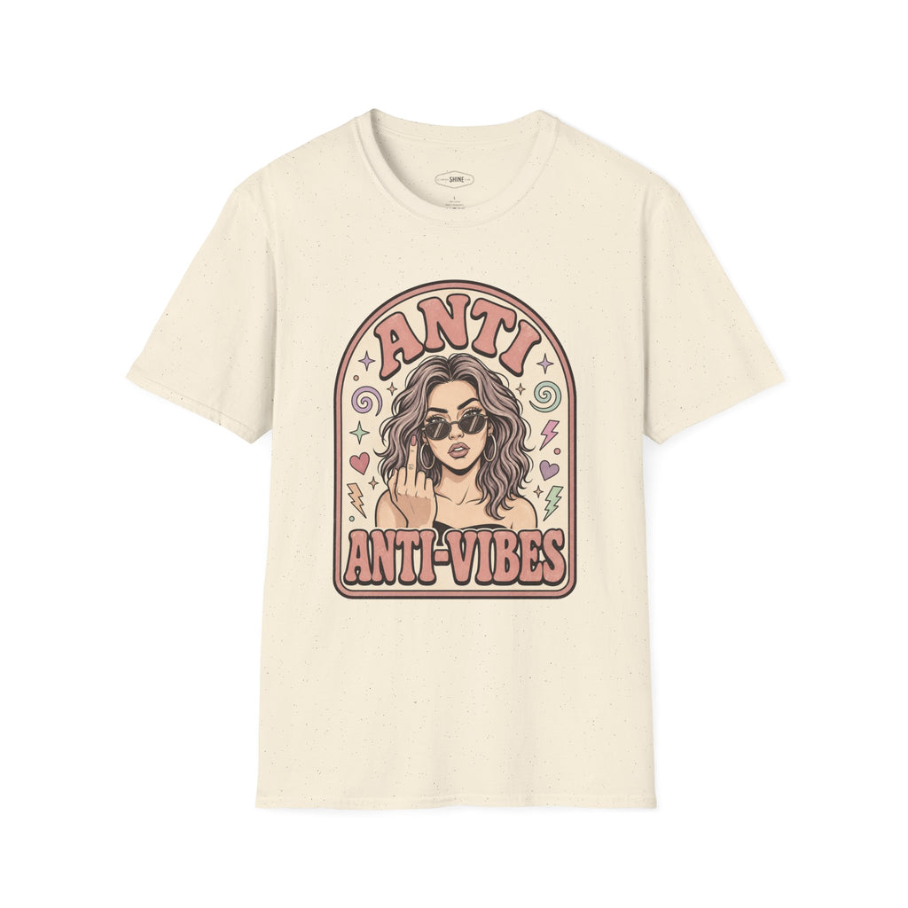 Anti Anti-Vibes T-Shirt Vintage Design