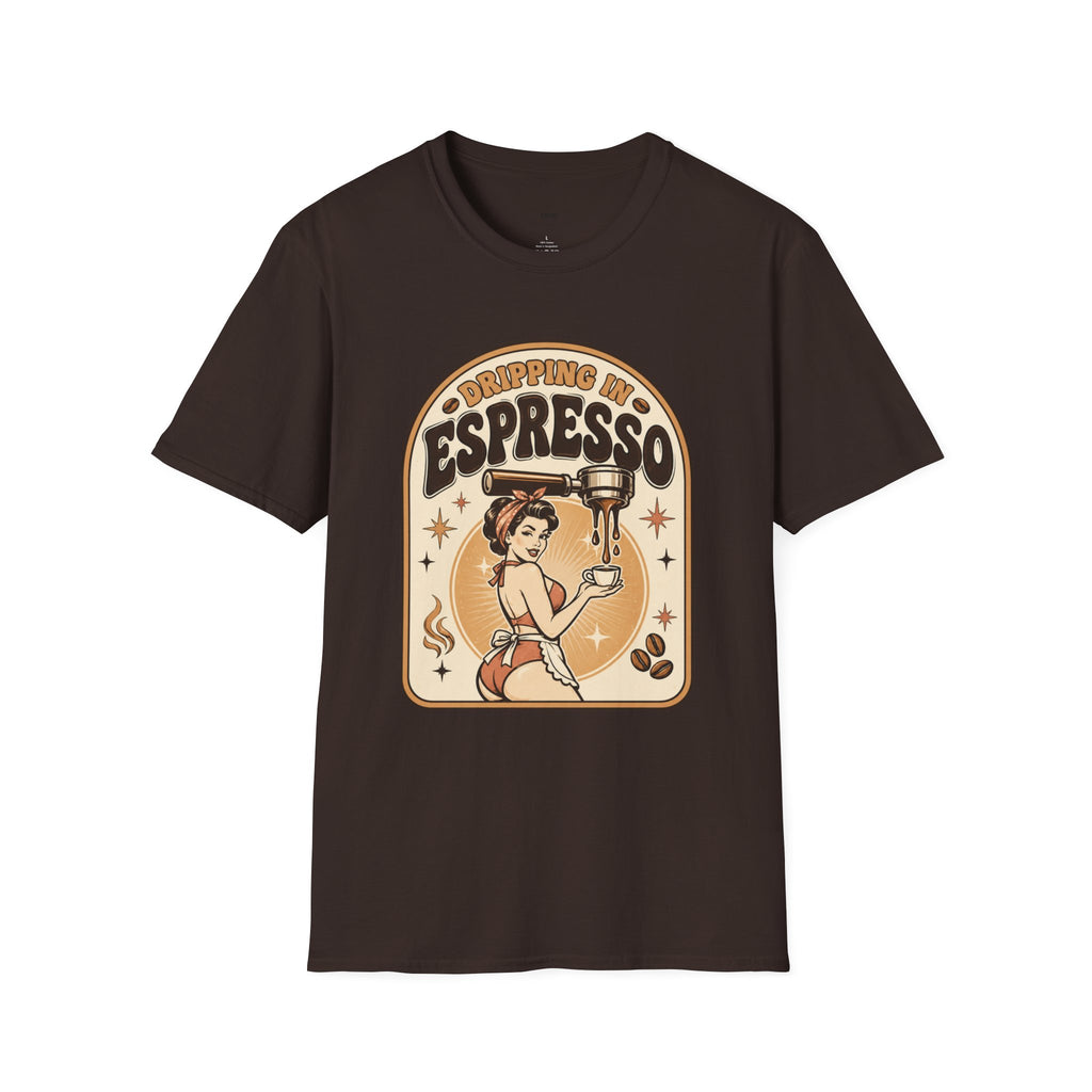 Dripping in Espresso T-Shirt Vintage Design