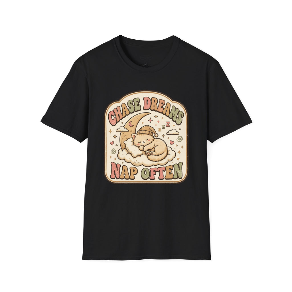 Chase Dreams Nap Often T-Shirt Vintage Design