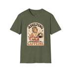 Adulting Sponsored by Caffeine T-Shirt Vintage Design