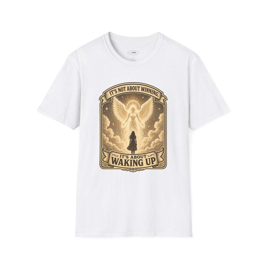 It's Not About Winning, It's About Waking Up T-Shirt Vintage Design