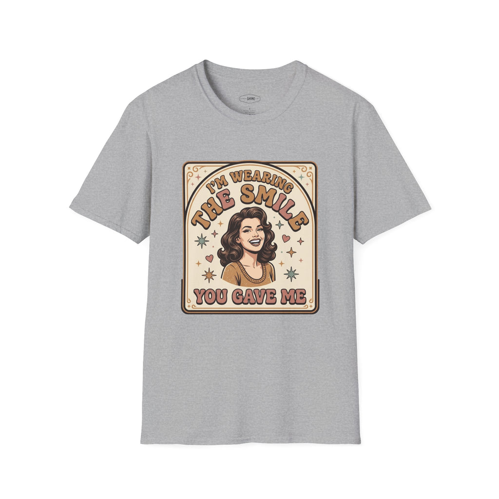 I'm Wearing the Smile You Gave Me T-Shirt Vintage Design