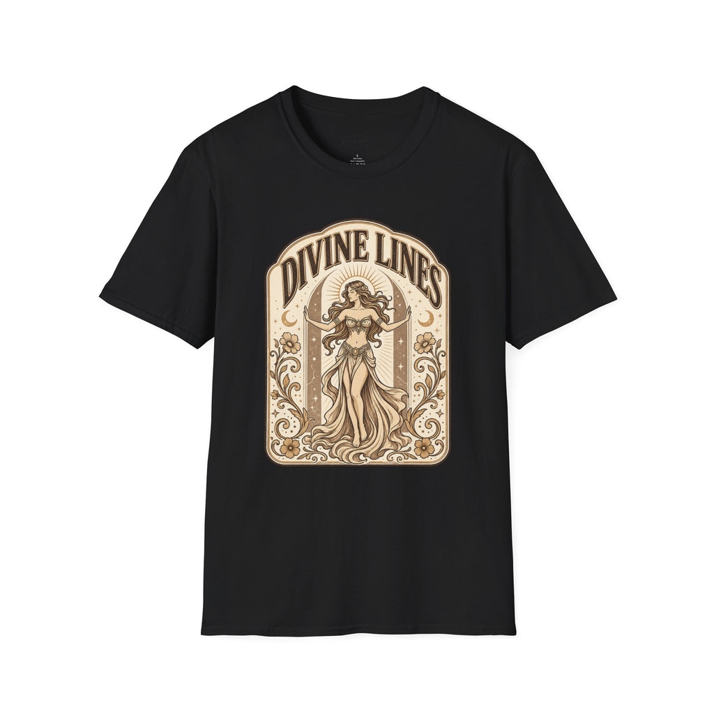 Divine Lines T-Shirt Vintage Design