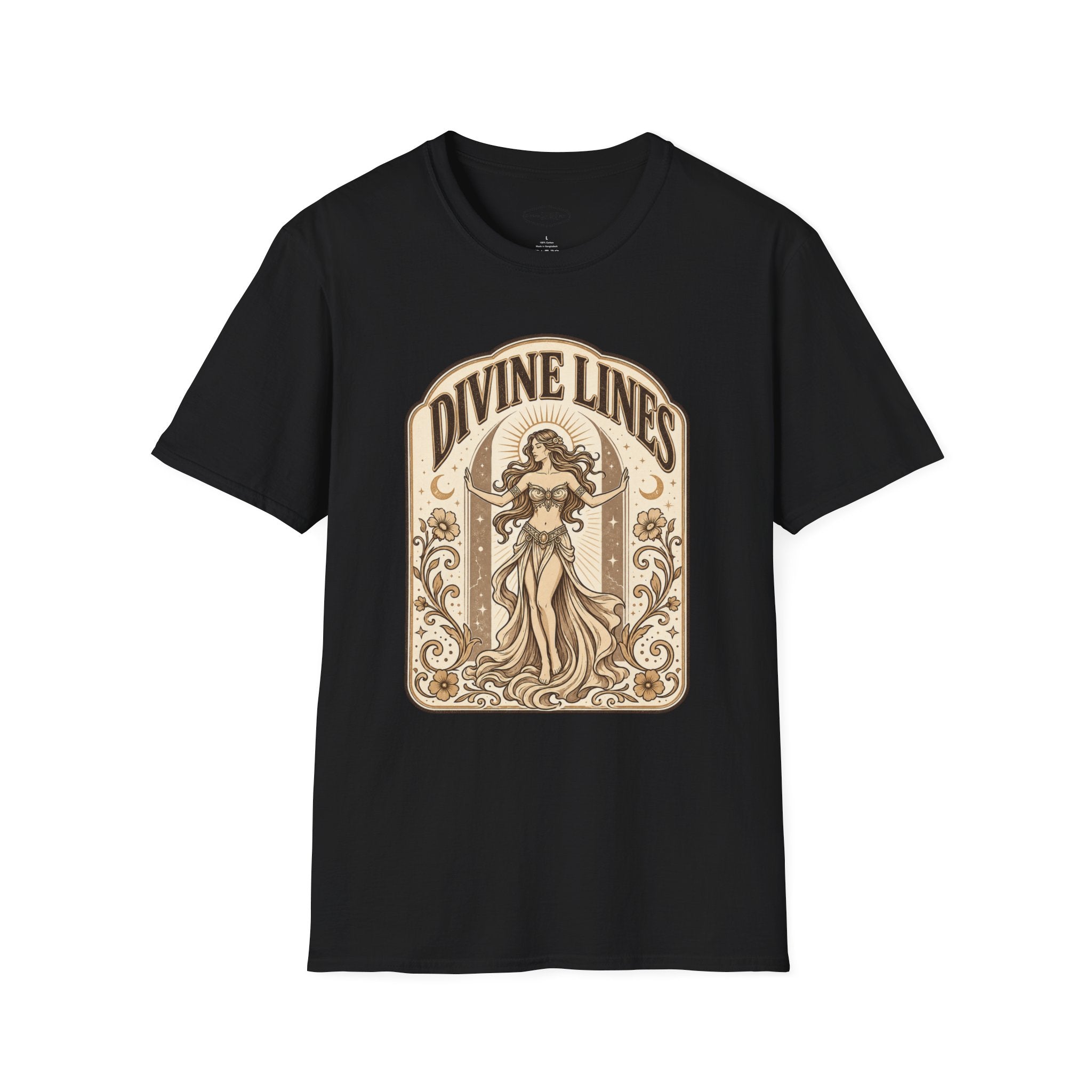 Divine Lines T-Shirt Vintage Design