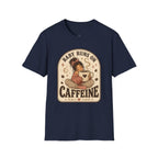 Baby Runs on Caffeine T-Shirt Vintage Design