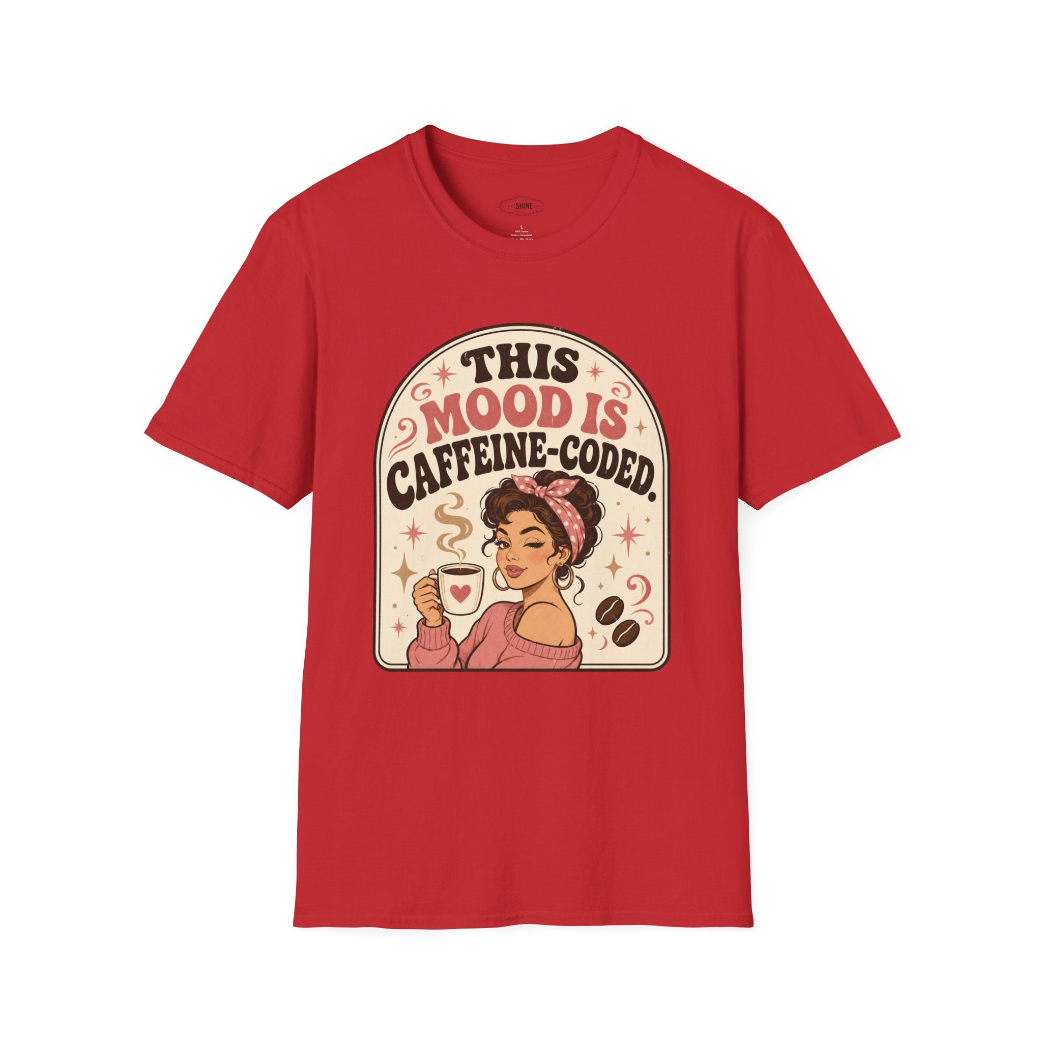 This Mood Is Caffeine-Coded T-Shirt Vintage Design