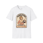 Adulting Sponsored by Caffeine T-Shirt Vintage Design