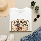 Too Many Tabs Open Need Caffeine T-Shirt Vintage Design