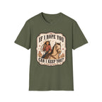 If I Rope You, Can I Keep You? T-Shirt Vintage Design