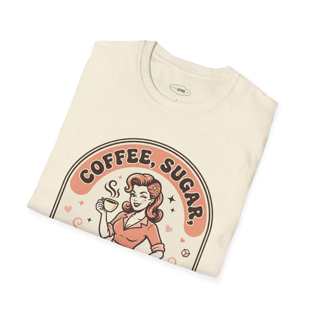 Coffee, Sugar & Trouble T-Shirt Vintage Design
