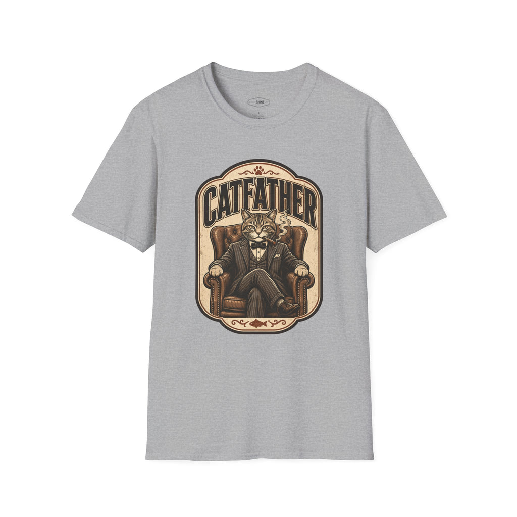 Catfather T-Shirt Vintage Design