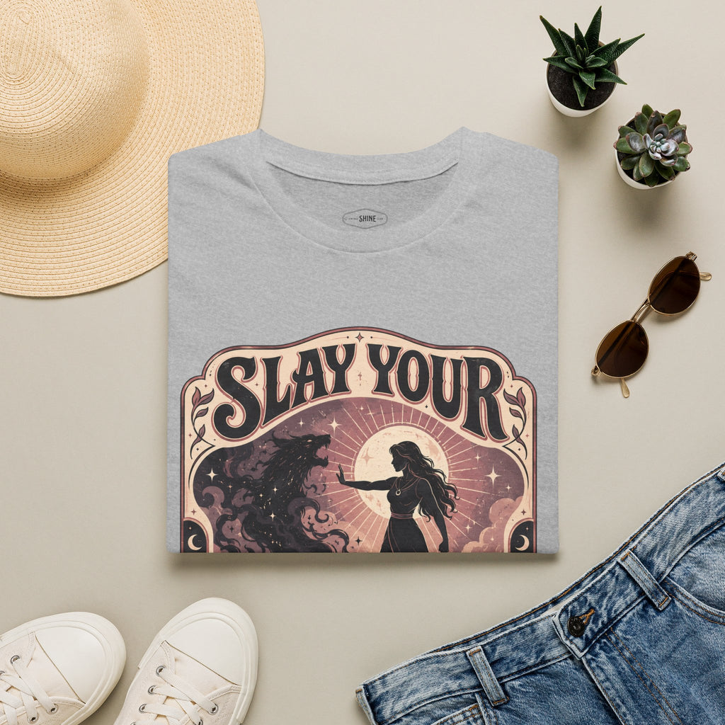 Slay Your Darkest Shadows T-Shirt Vintage Design
