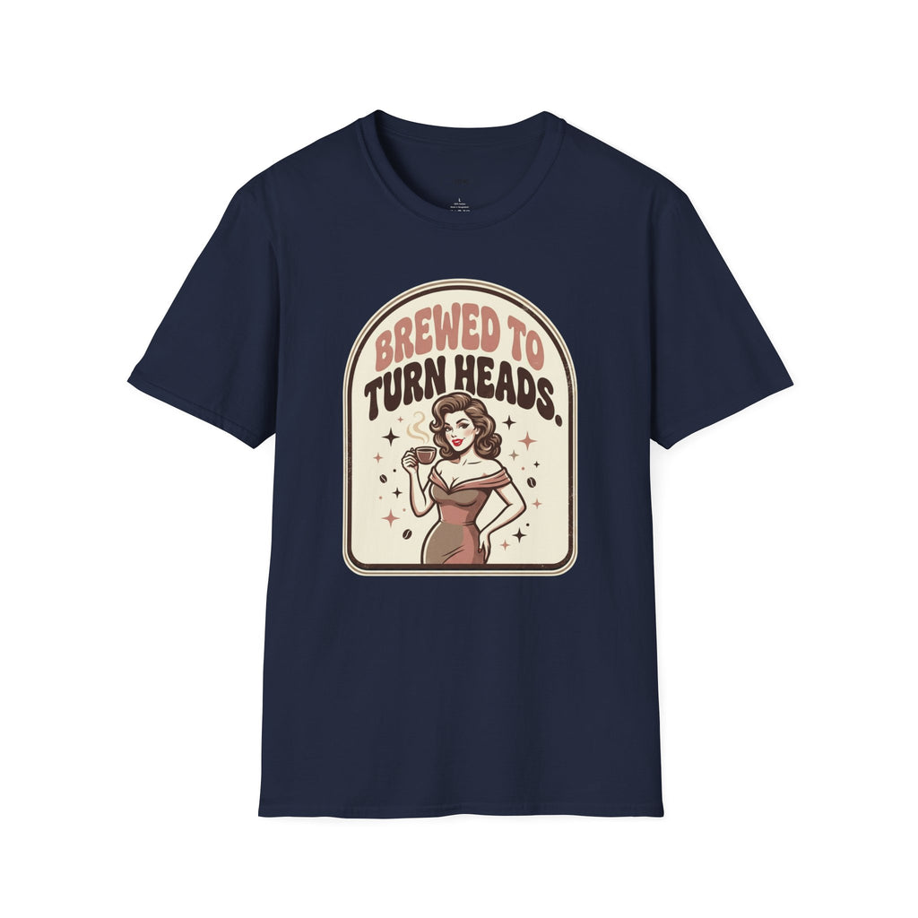 Brewed to Turn Heads T-Shirt Vintage Design