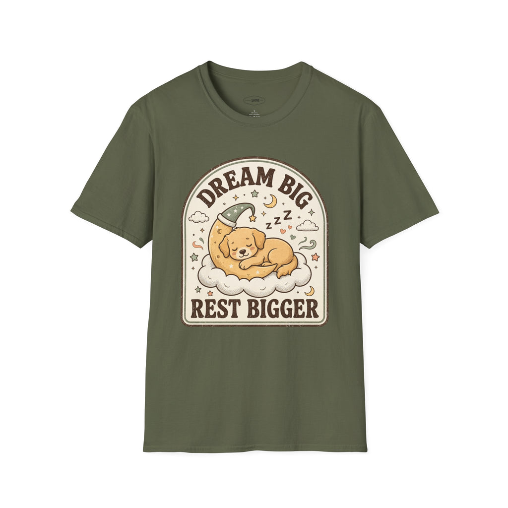 Dream Big Rest Bigger T-Shirt Vintage Design