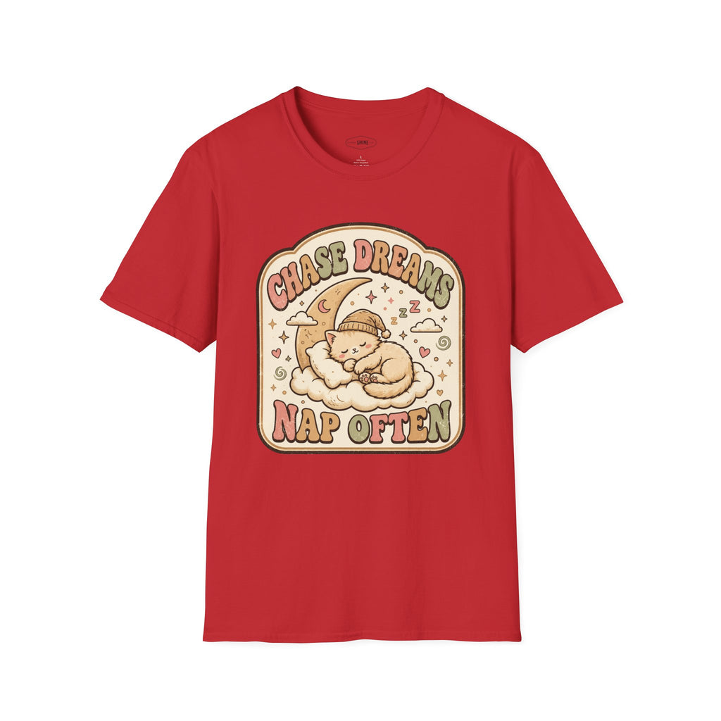 Chase Dreams Nap Often T-Shirt Vintage Design