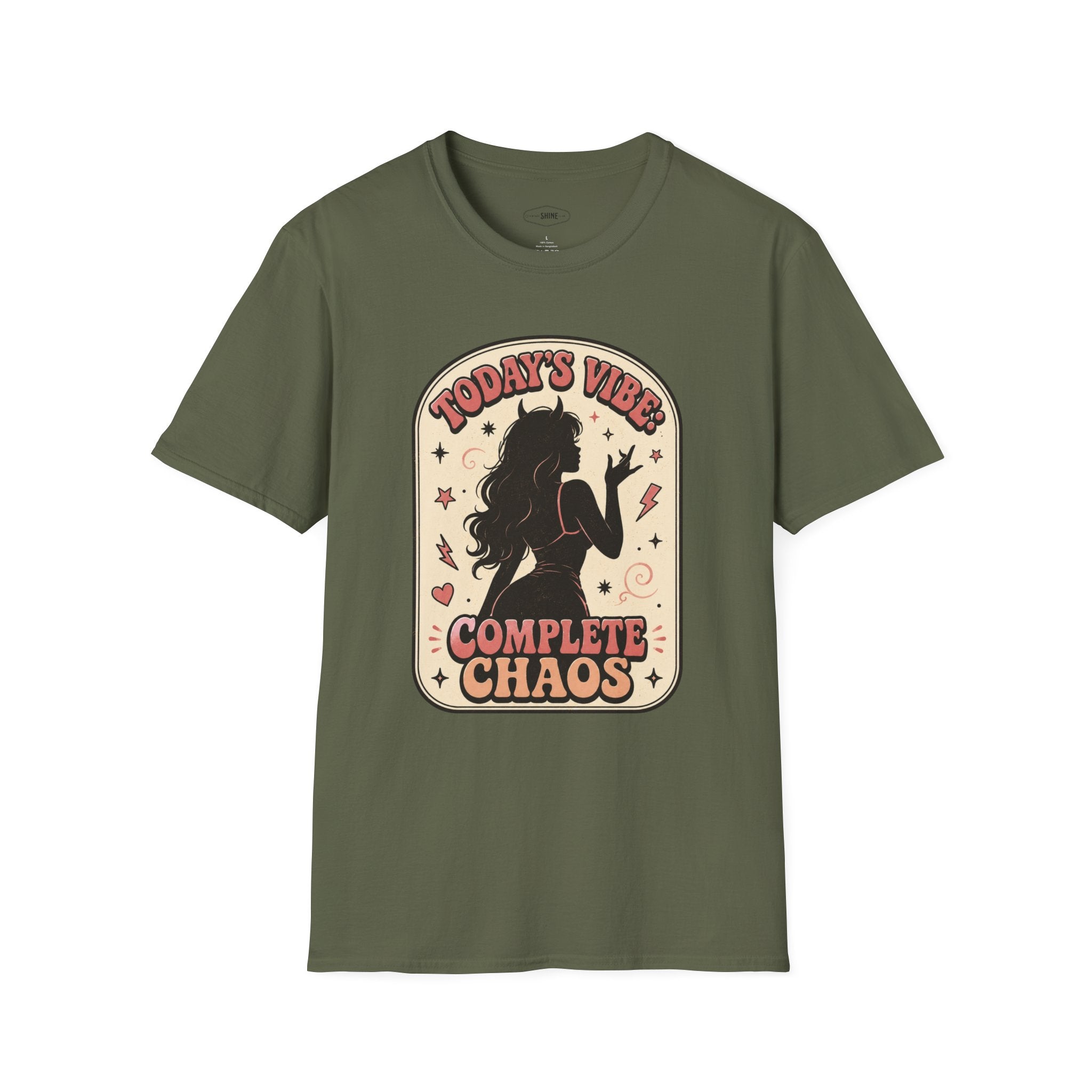 Today's Vibe Complete Chaos T-Shirt Vintage Design