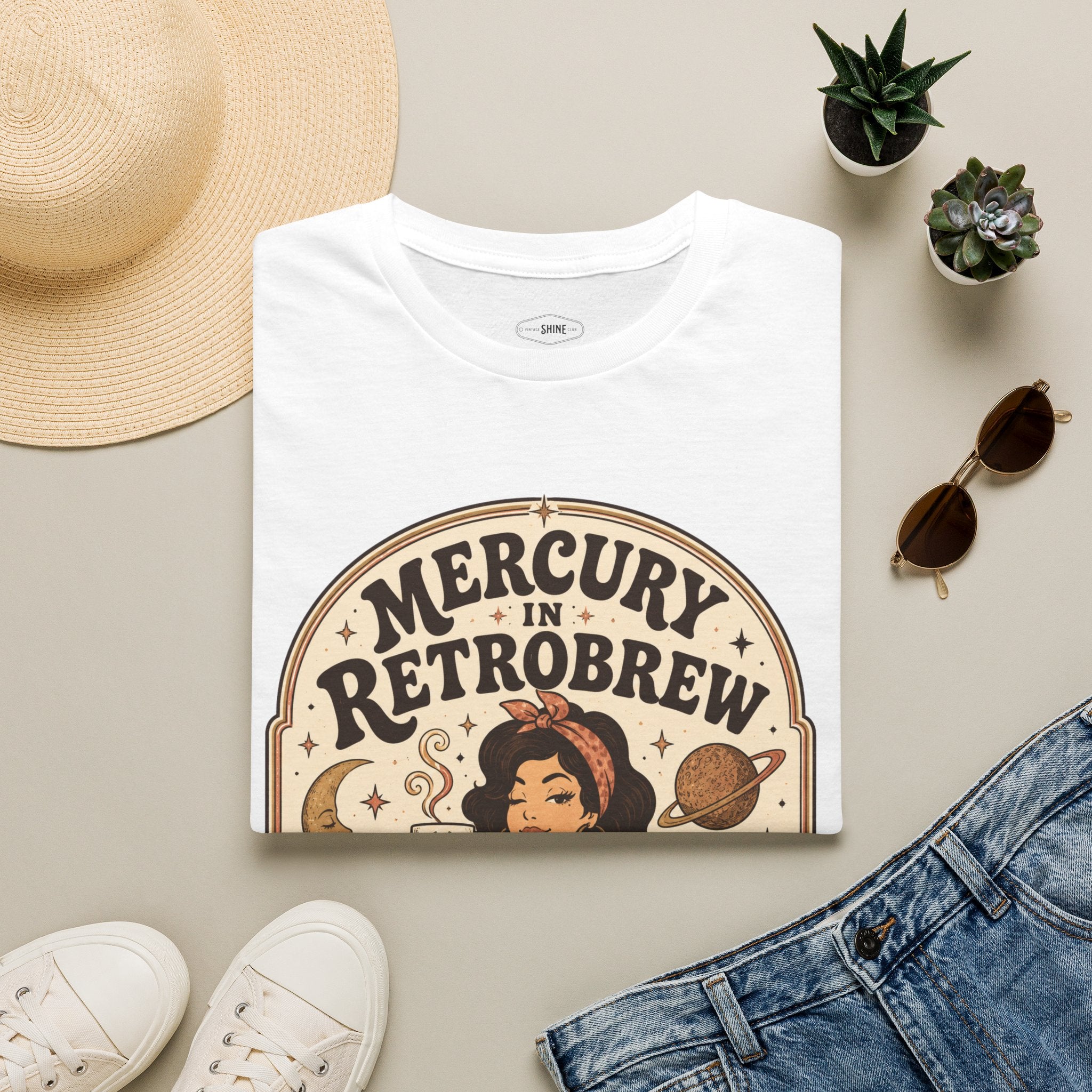 Mercury in Retrobrew T-Shirt Vintage Design