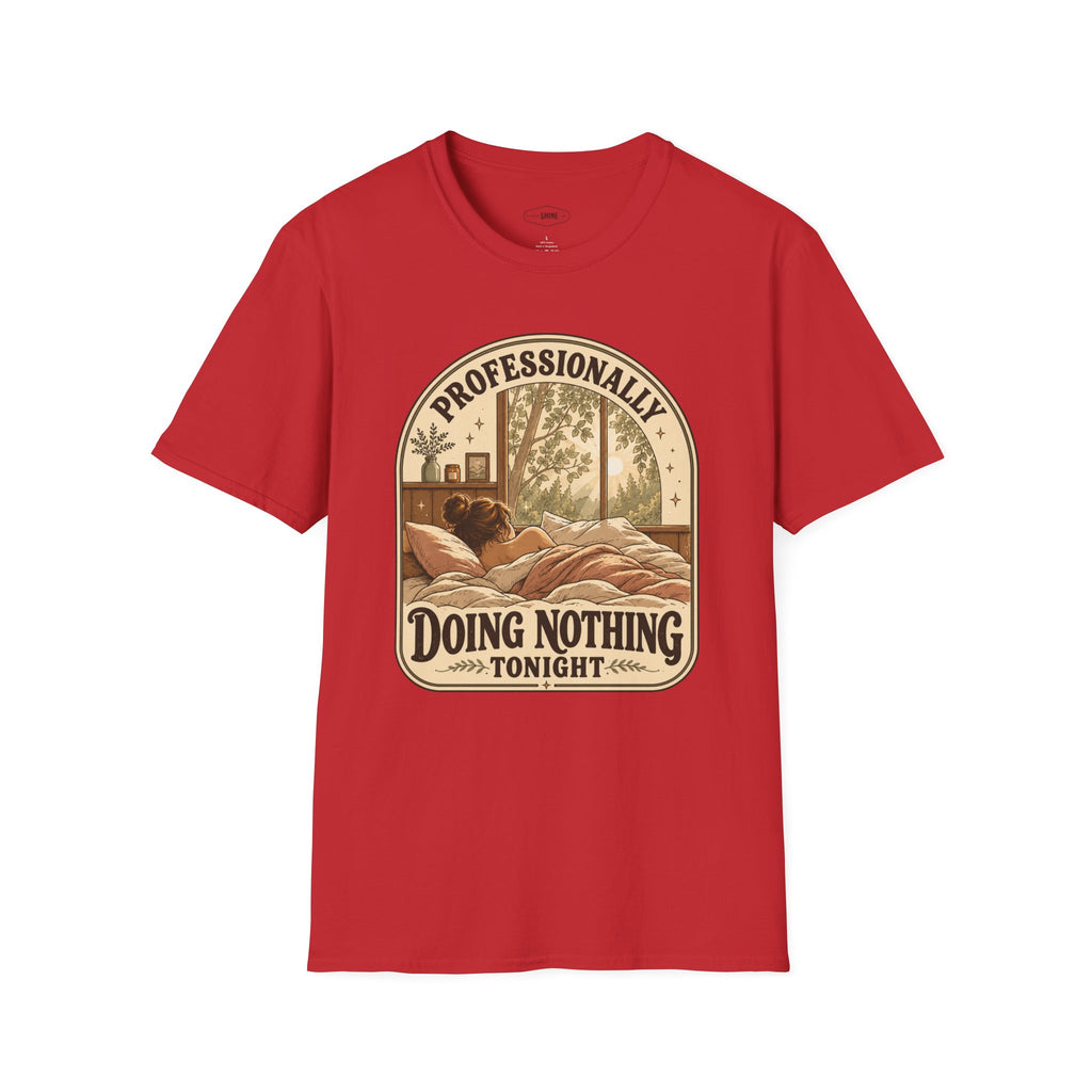 Professionally Doing Nothing Tonight T-Shirt Vintage Design