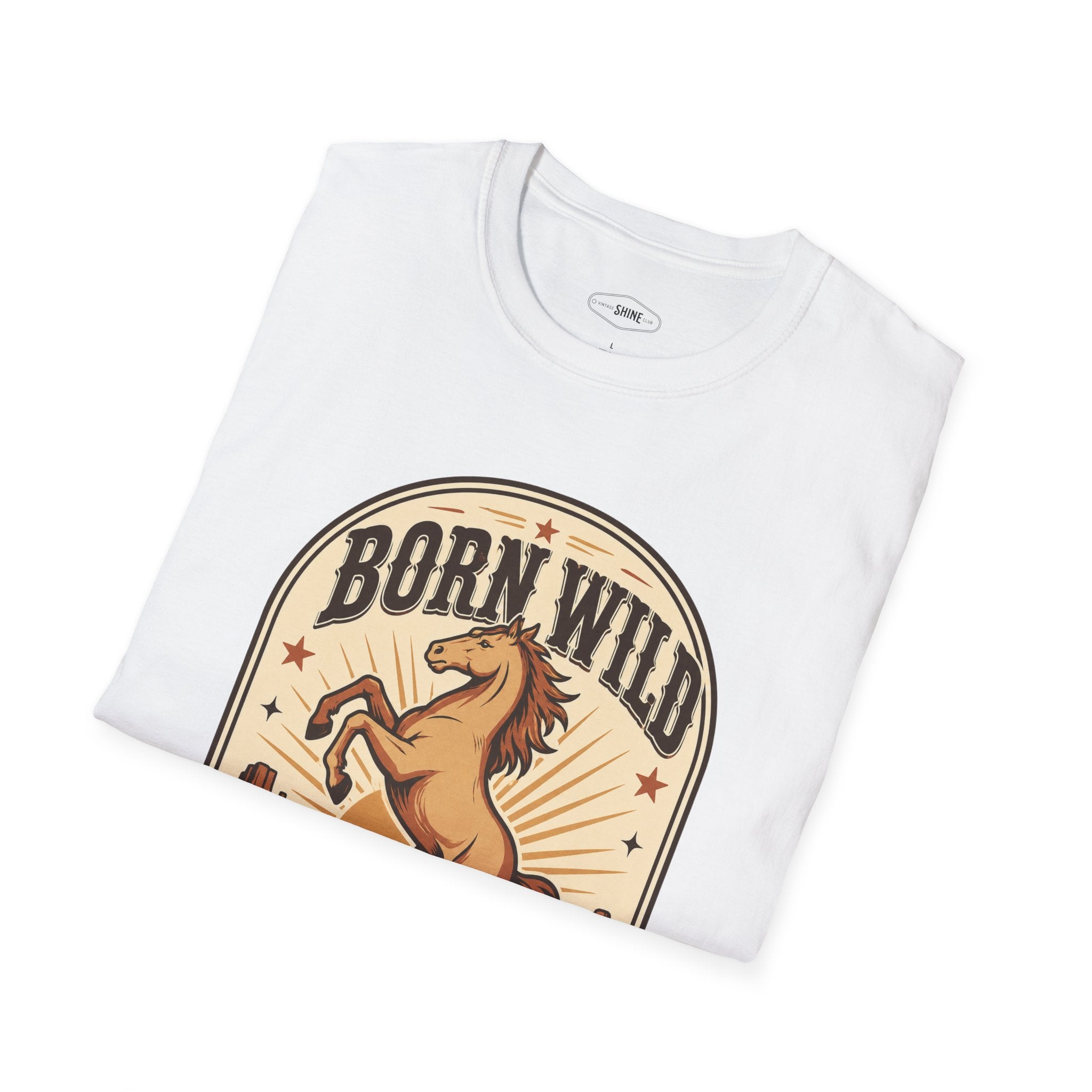 Born Wild T-Shirt Vintage Design