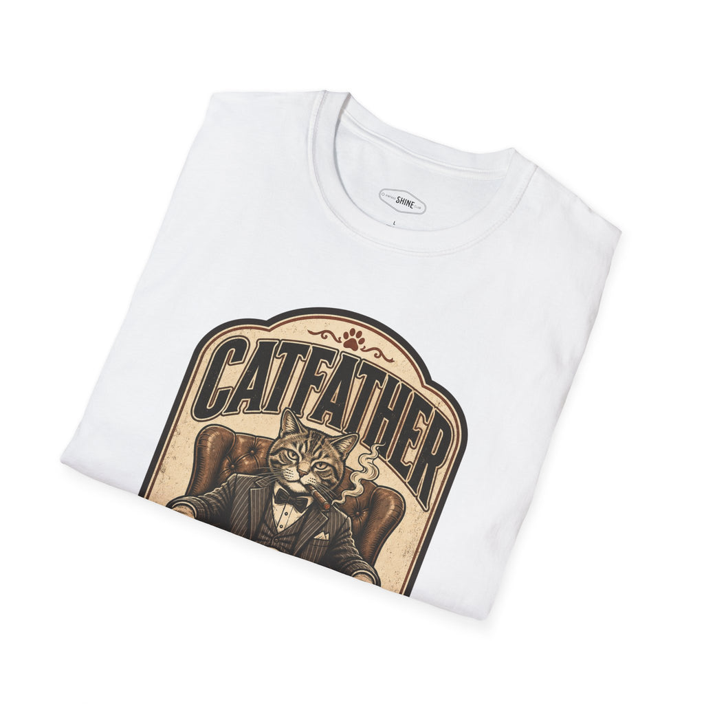 Catfather T-Shirt Vintage Design