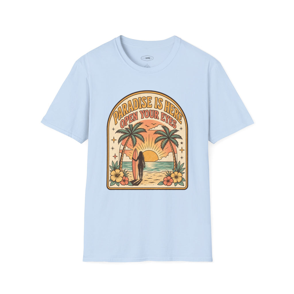 Paradise Is Here T-Shirt Vintage Design
